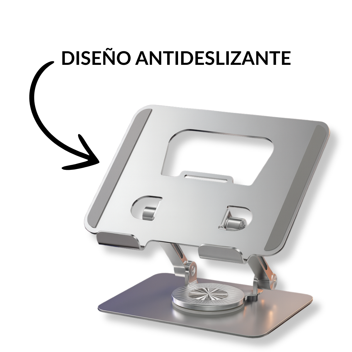 Soporte Notebook Laptop Tablet iPad Rotación 360 Plegable-2