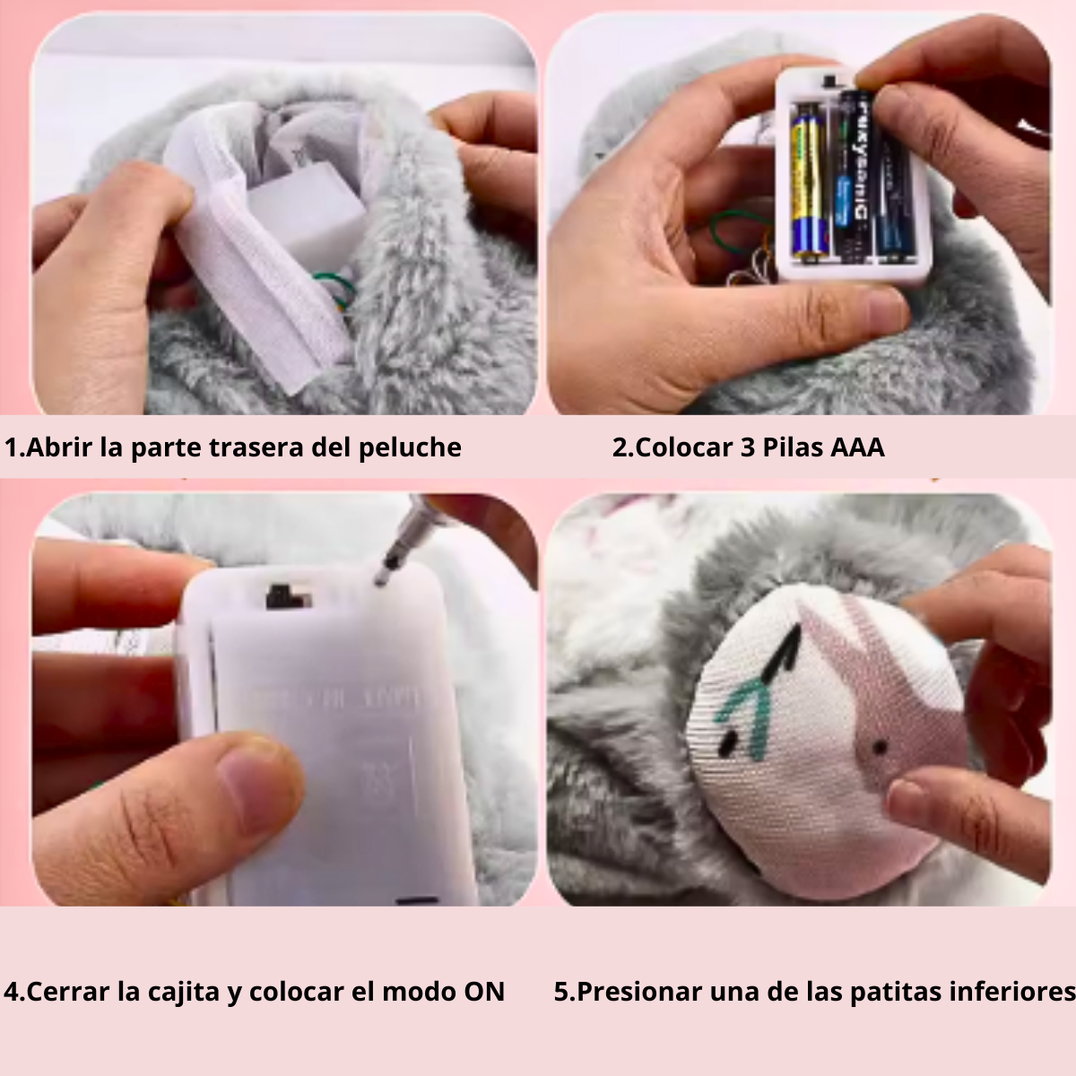 Peluche Calmante Para Niños Bebé Respira Anti Ansiedad-2