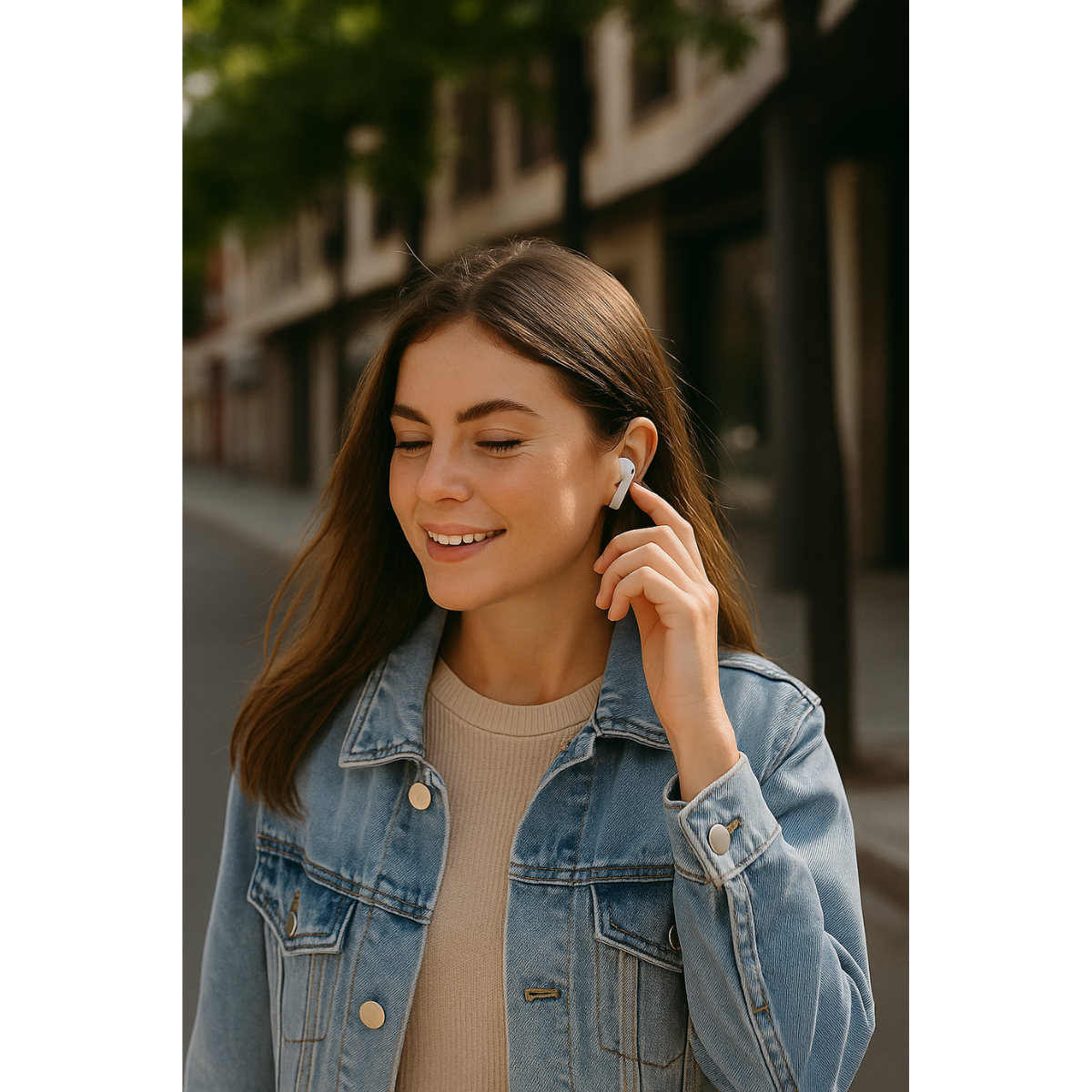 Audífonos Inalámbricos Bluetooth Android Y iPhone Blanco-2