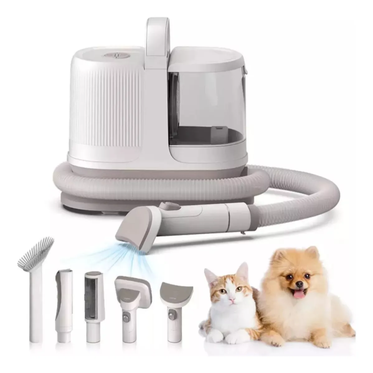 Maquina Cepillo Aspiradora Pelo Mascotas Gato Perro 6 En 1-2