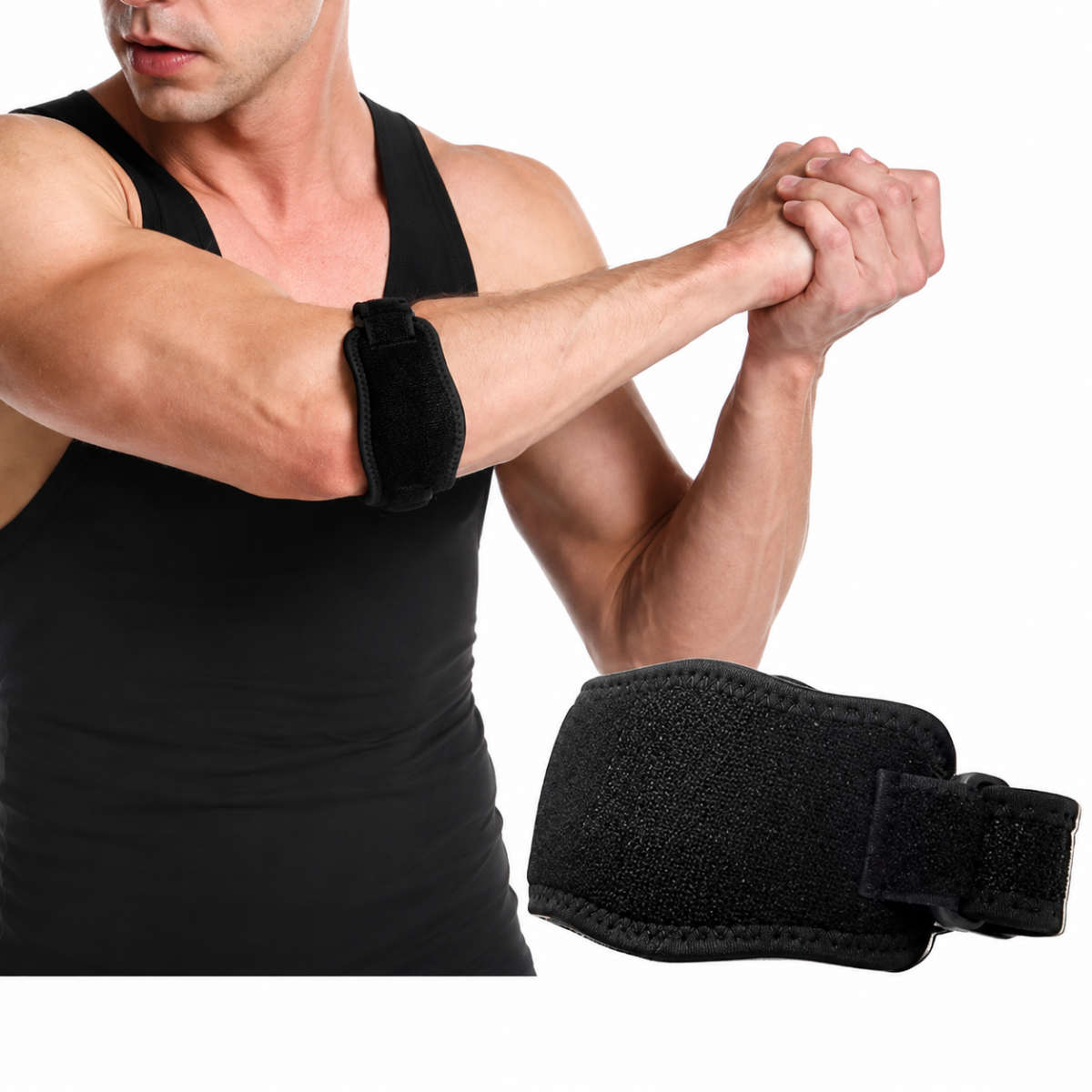 Banda Compresion Antebrazo Codo De Tenista Epicondilitis-0