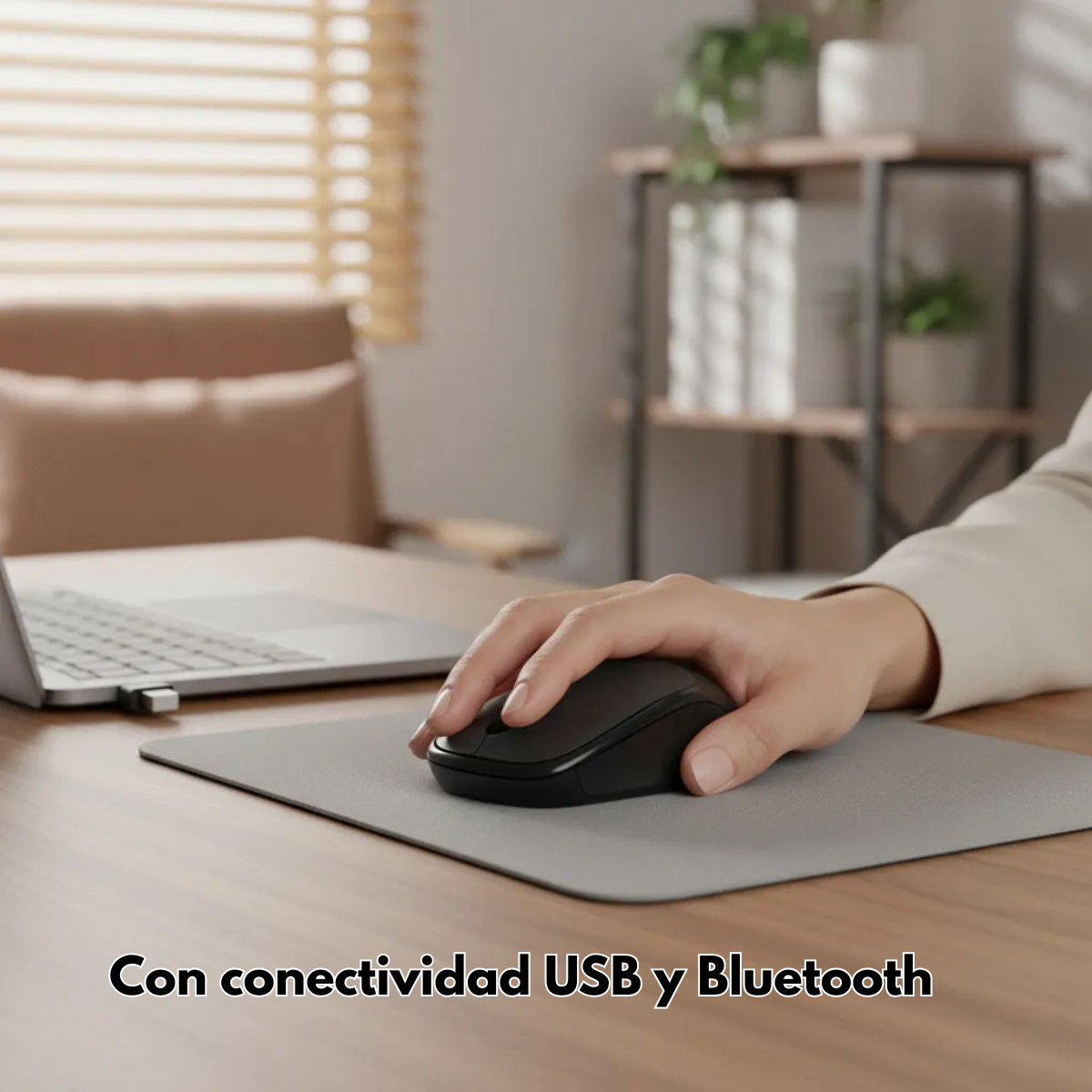 Mouse Raton Inalambrico Dual Bluetooth Y Usb-2
