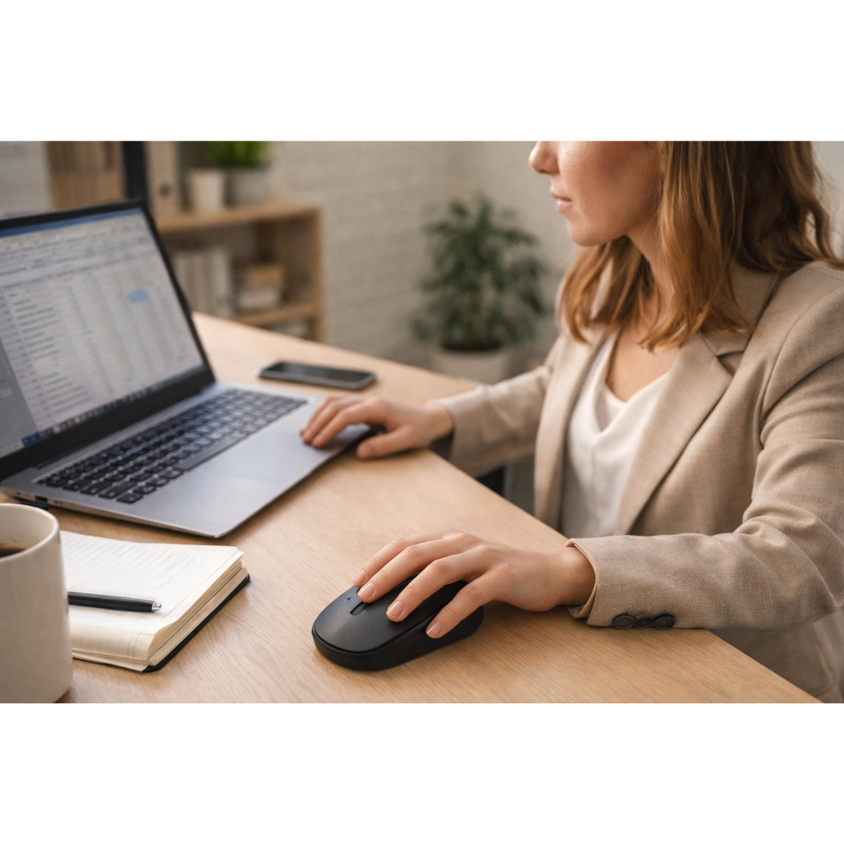 Mouse Raton Inalambrico Dual Bluetooth Y Usb-3