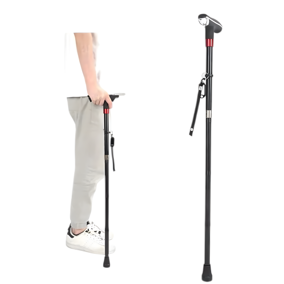 Baston Para Adulto Mayor Con Radio Fm Y Linterna Integrada-4