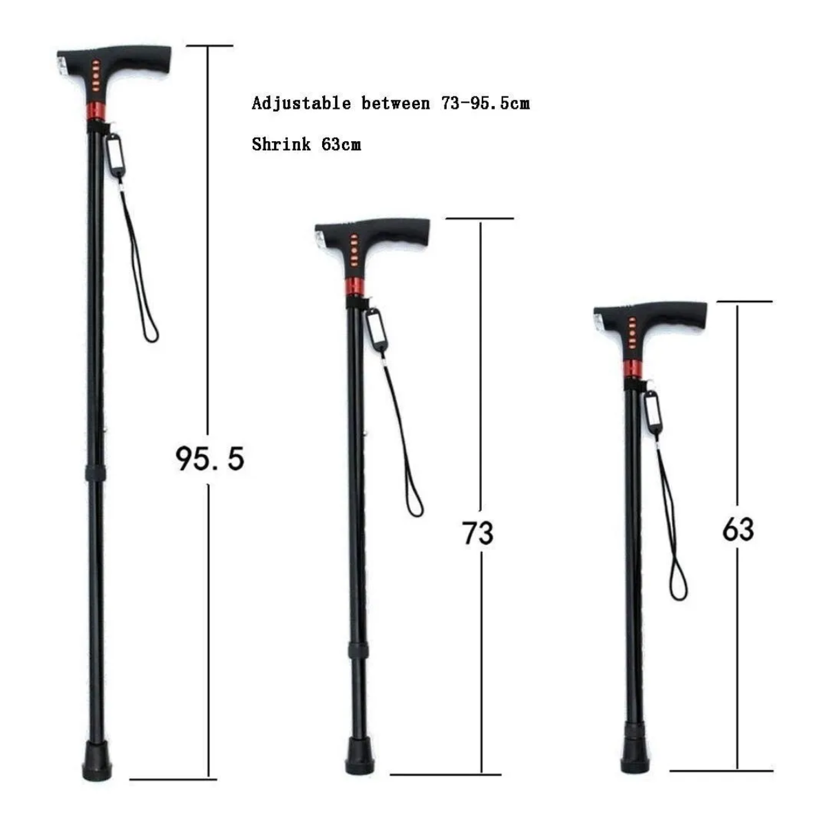 Baston Para Adulto Mayor Con Radio Fm Y Linterna Integrada-5
