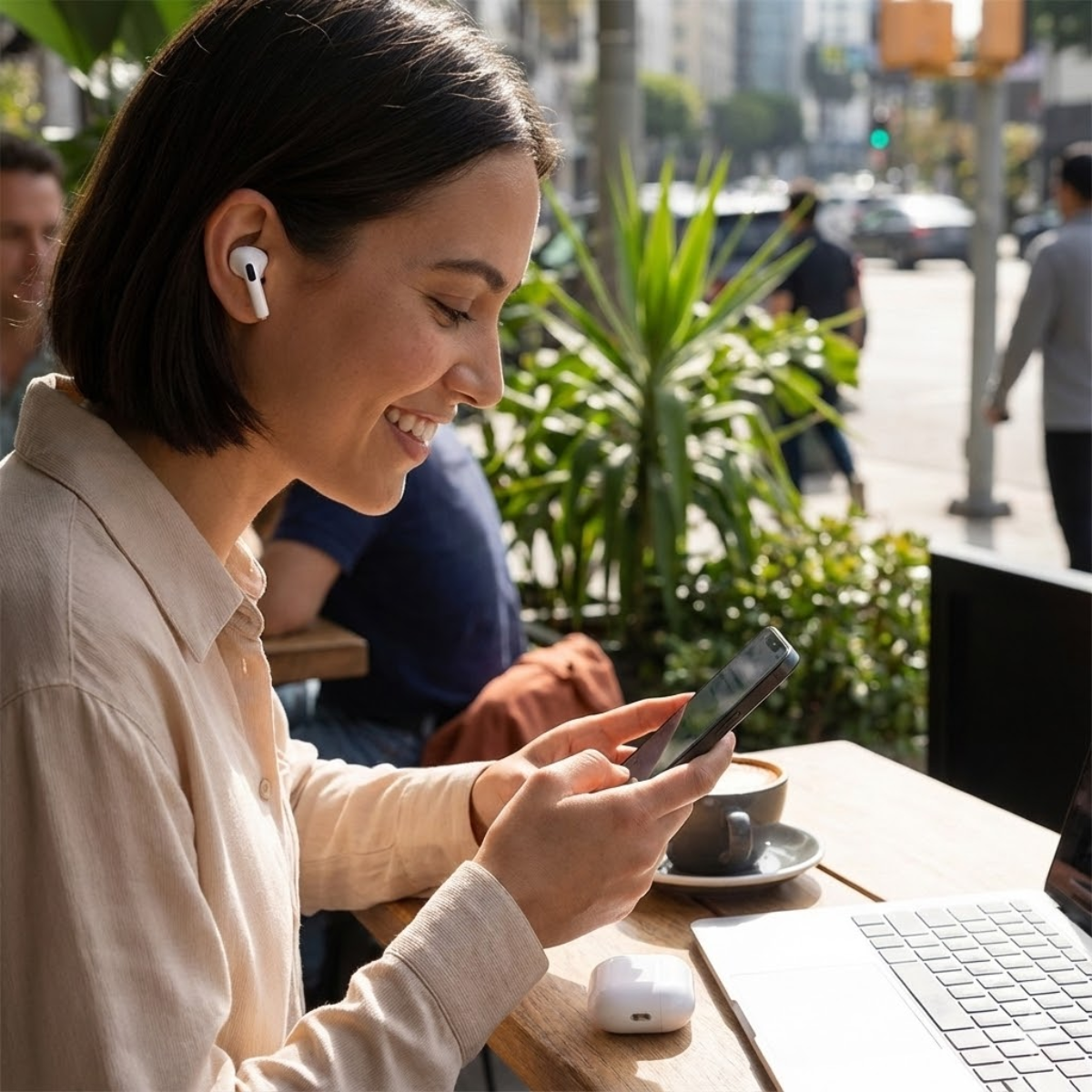 Audifonos Auriculares Inalambricos Bluetooth Compatible Iphone Android-5