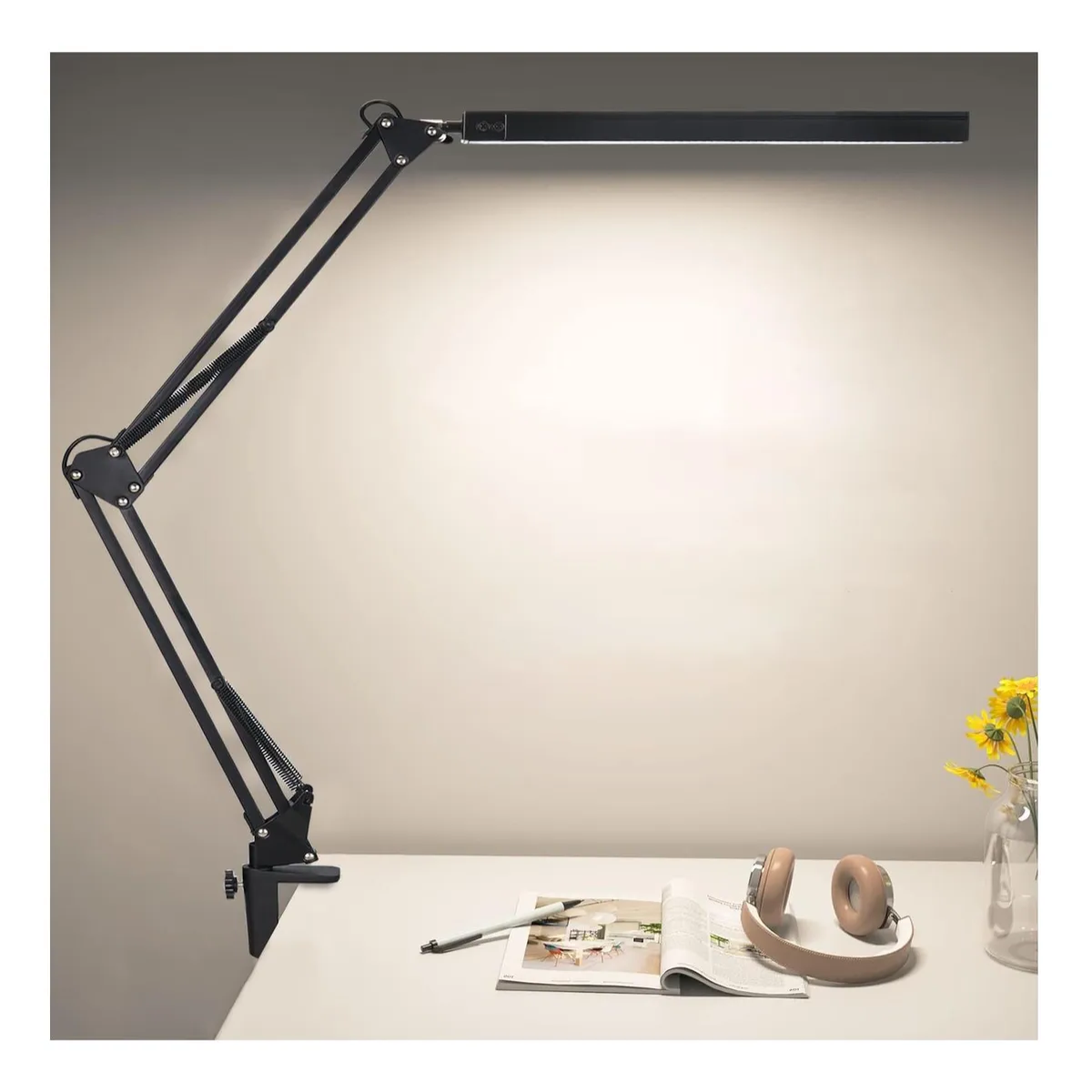Lampara De Escritorio Plegable Ajustable Luz Led-3