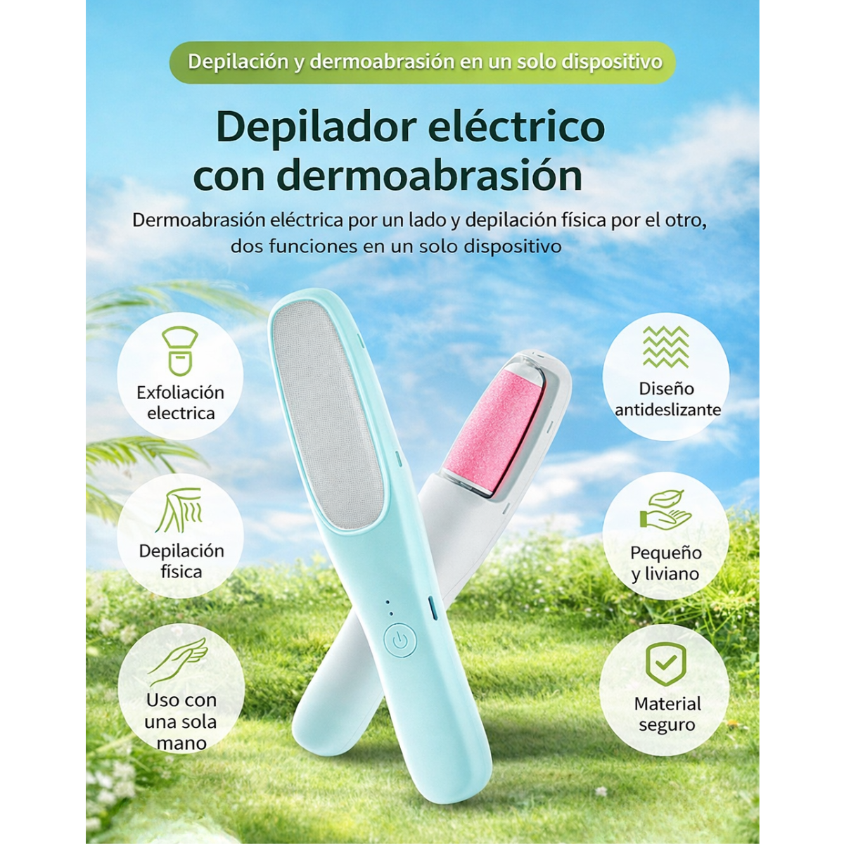 Removedor Callos Lima Electrica Para Pies Recargable 2 En 1-4