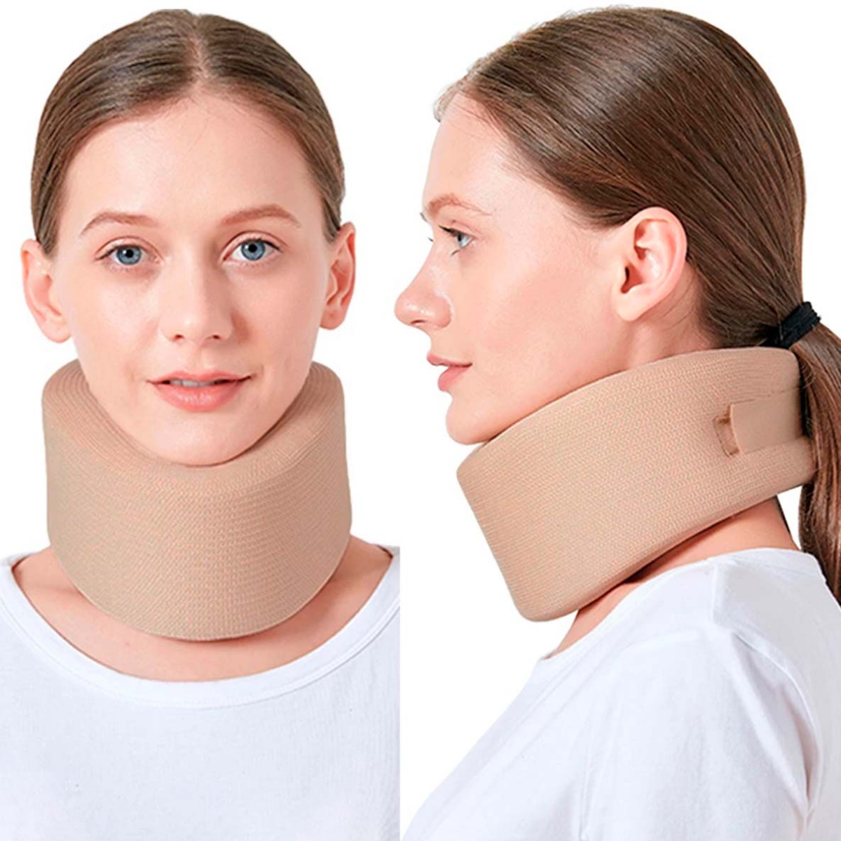 Collar Cervical Blando Inmovilizador Cuello Soporte Talla L-4