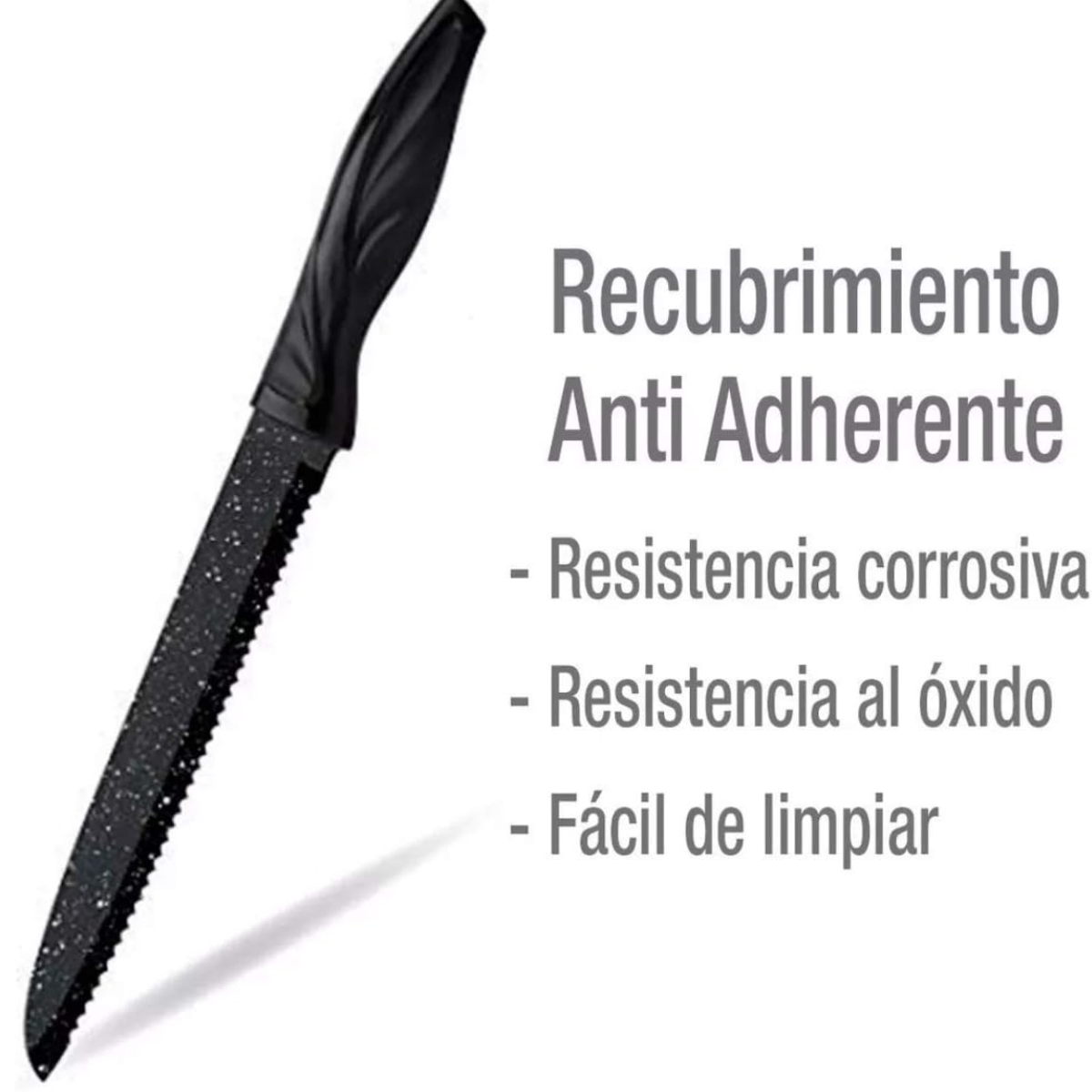 Set 6 Cuchillos Cocina Profesionales Mango Antideslizante-2