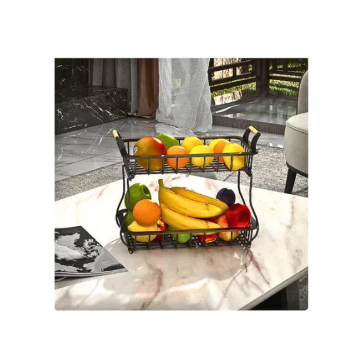 Organizador Multifuncional De Frutas Y Verduras Rectangular-2