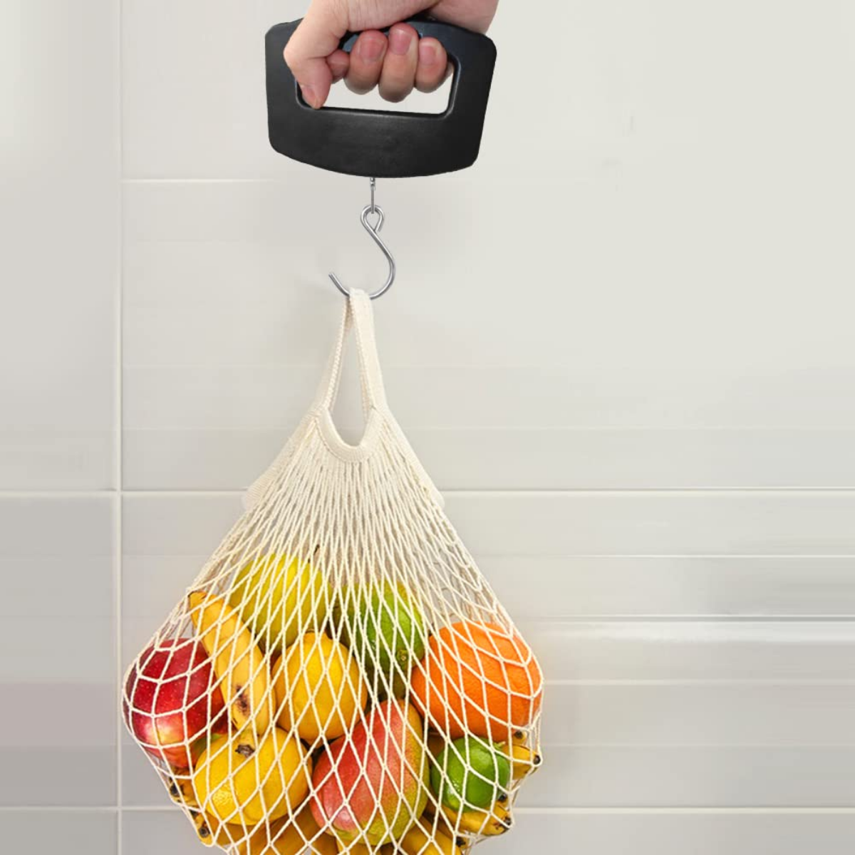 Balanza Digital Colgante Maletas Valijas 50kg Tacto Goma-2
