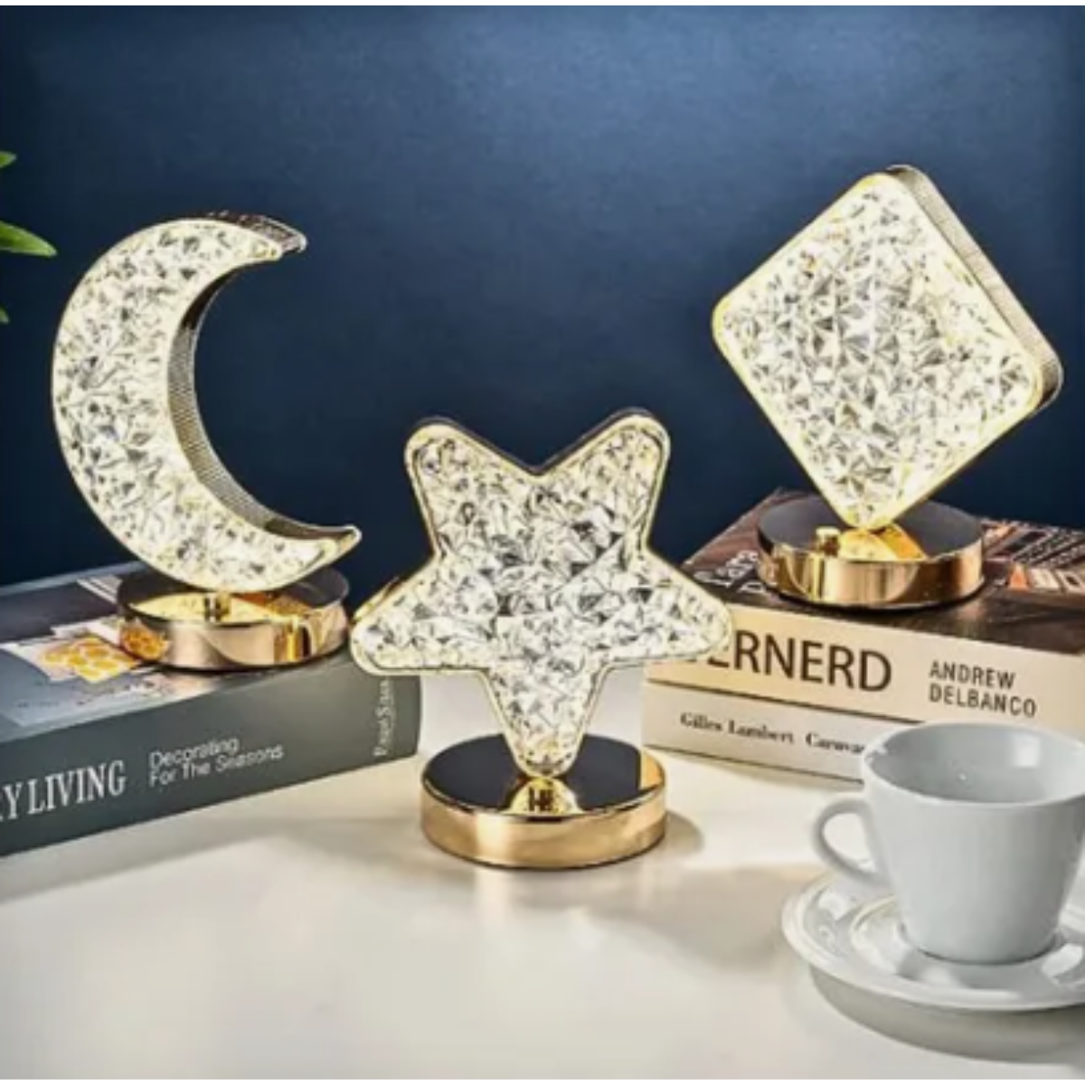 Lampara De Mesa Estrella Control Táctil Recargable Luz Led Ajustable-6