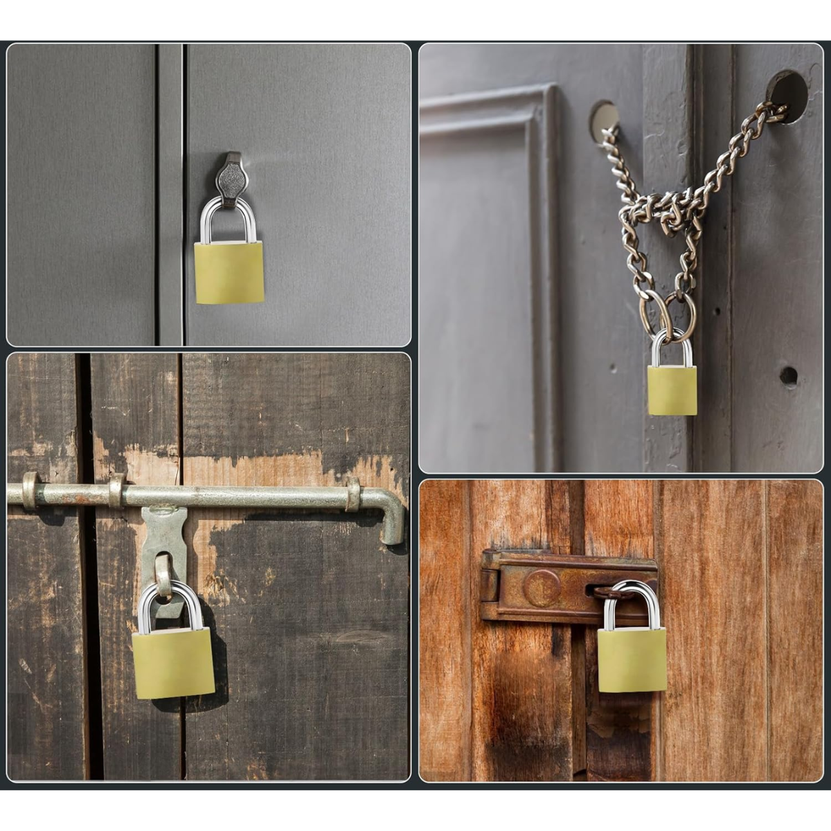 Mini Candado Para Casillero Maleta Viajes Multiuso 25 Mm-5
