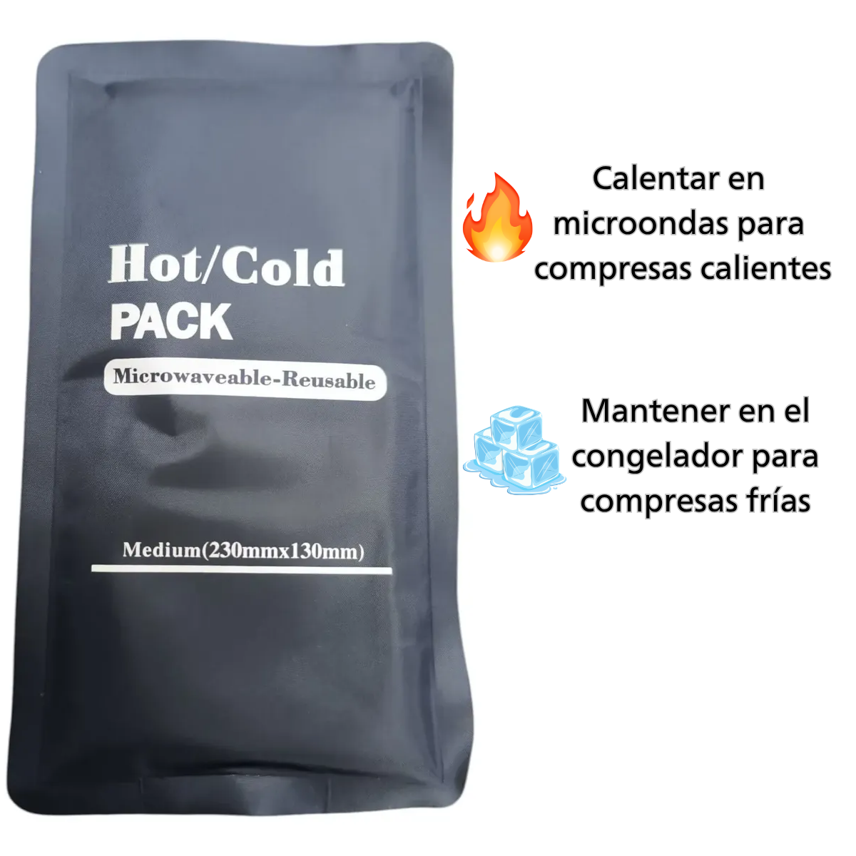 Bolsa Gel Compresa Frio Calor Reutilizable Flexible-2