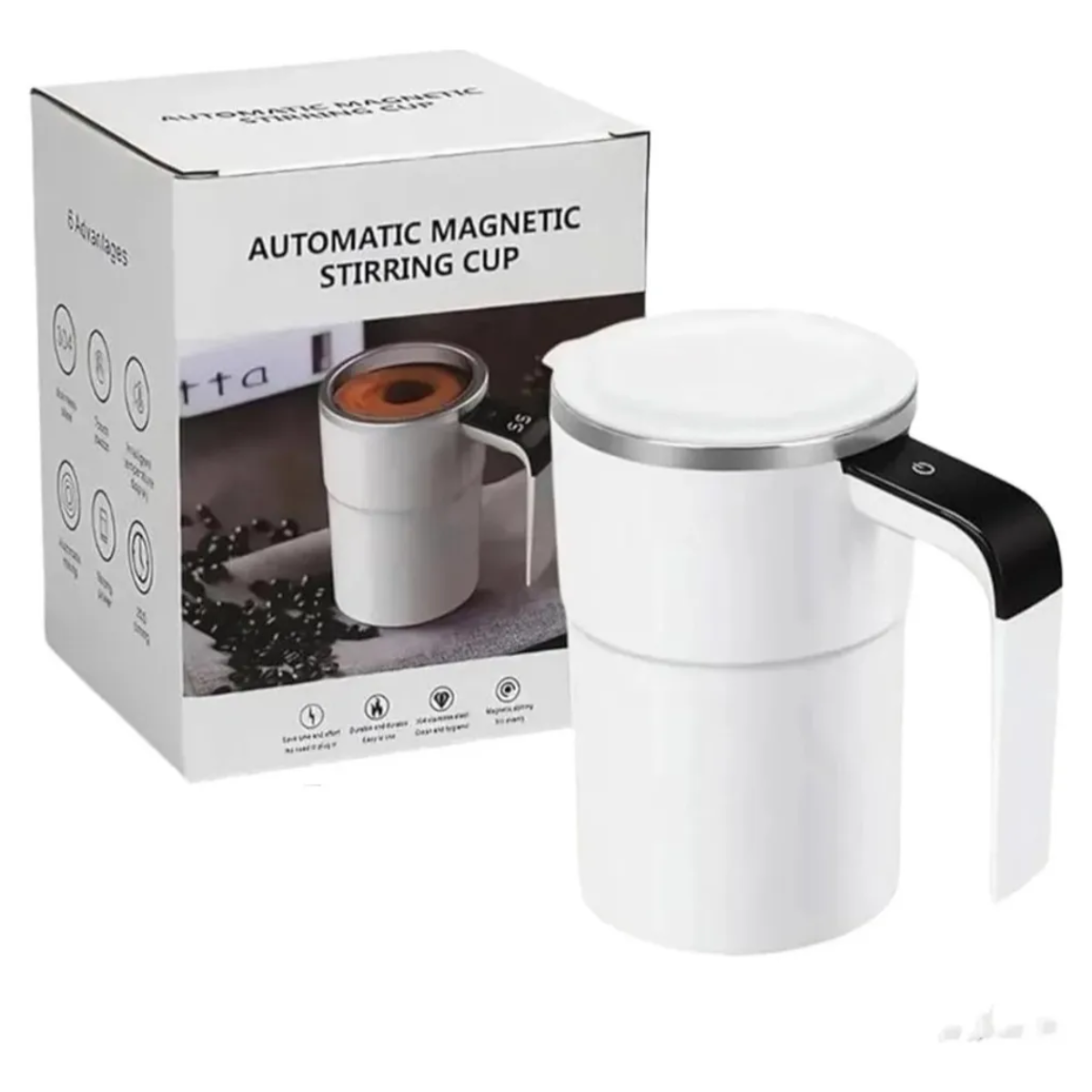 Taza Vaso Mezclador Automatico Inalambrico Recargable Pantalla Led-6