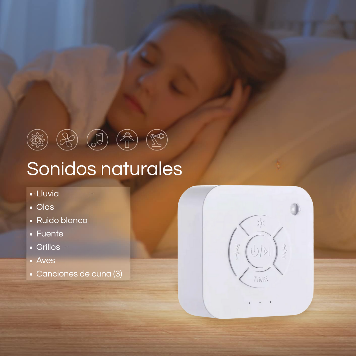 Ruido Blanco Calmante Antiansiedad Bebé Niños Mascotas-2