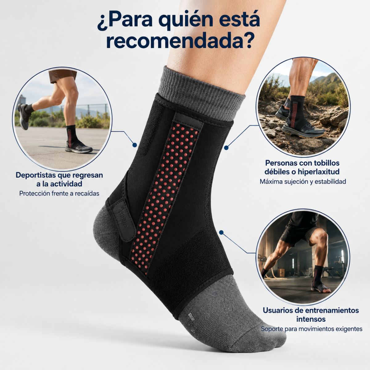 Tobillera Ferula Soporte Compresion Gym 98457-3