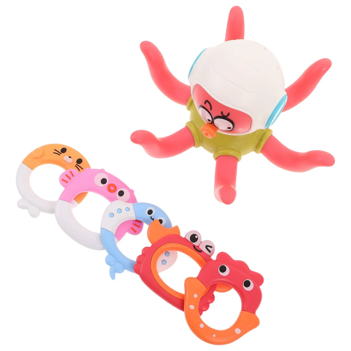 Juguete Octopus Pulpo Didactico Sensorial Bebes 18 Meses-3