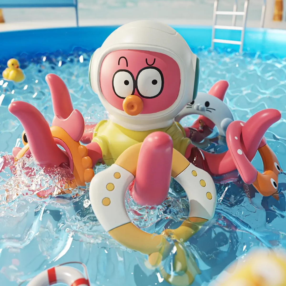 Juguete Octopus Pulpo Didactico Sensorial Bebes 18 Meses-5