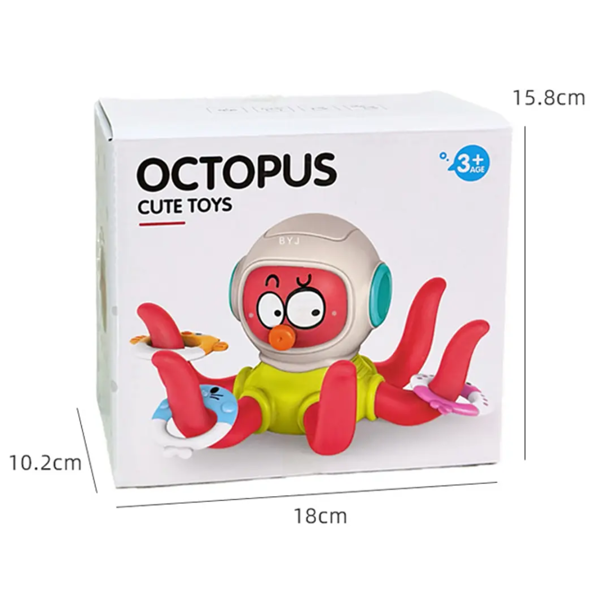 Juguete Octopus Pulpo Didactico Sensorial Bebes 18 Meses-7