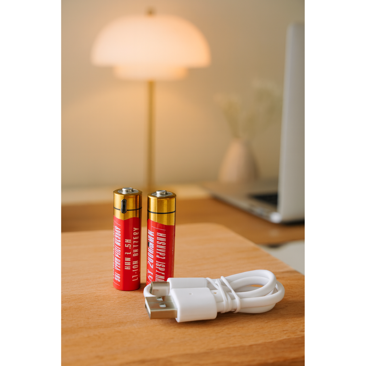 Pila AAA Recargable Con Cable Usb A Usb-c Carga Rápida-3