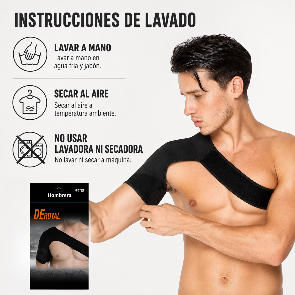 Hombrera Elastica Deportiva Soporte Protector De Hombro-2