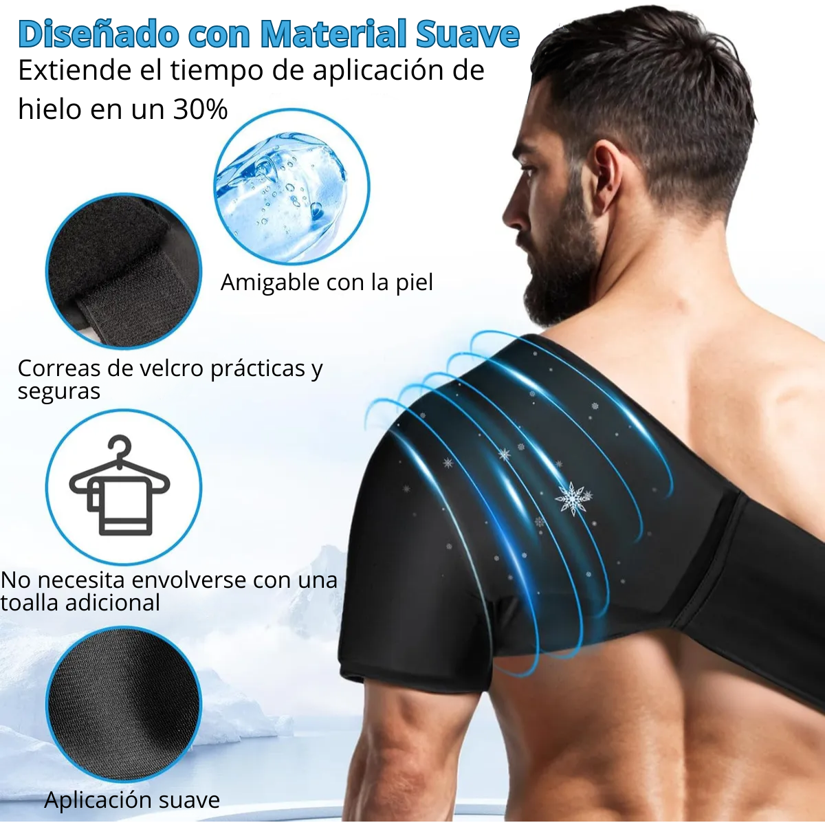 Compresa Gel Frio Calor Multiuso Para Hombro Espalda Pierna-1