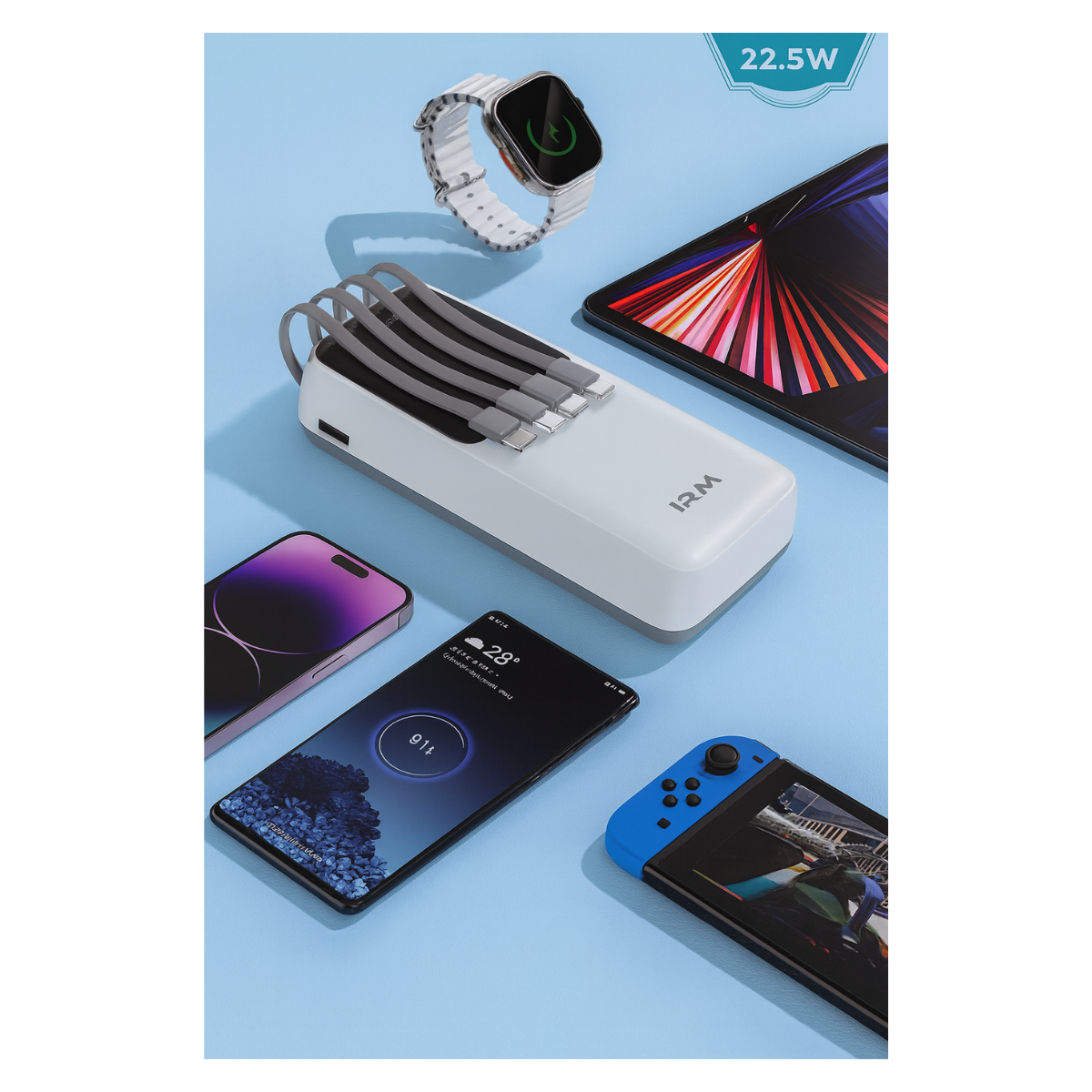 Cargador Powerbank 4 Cables Carga Súper Rápida 2000mah-3