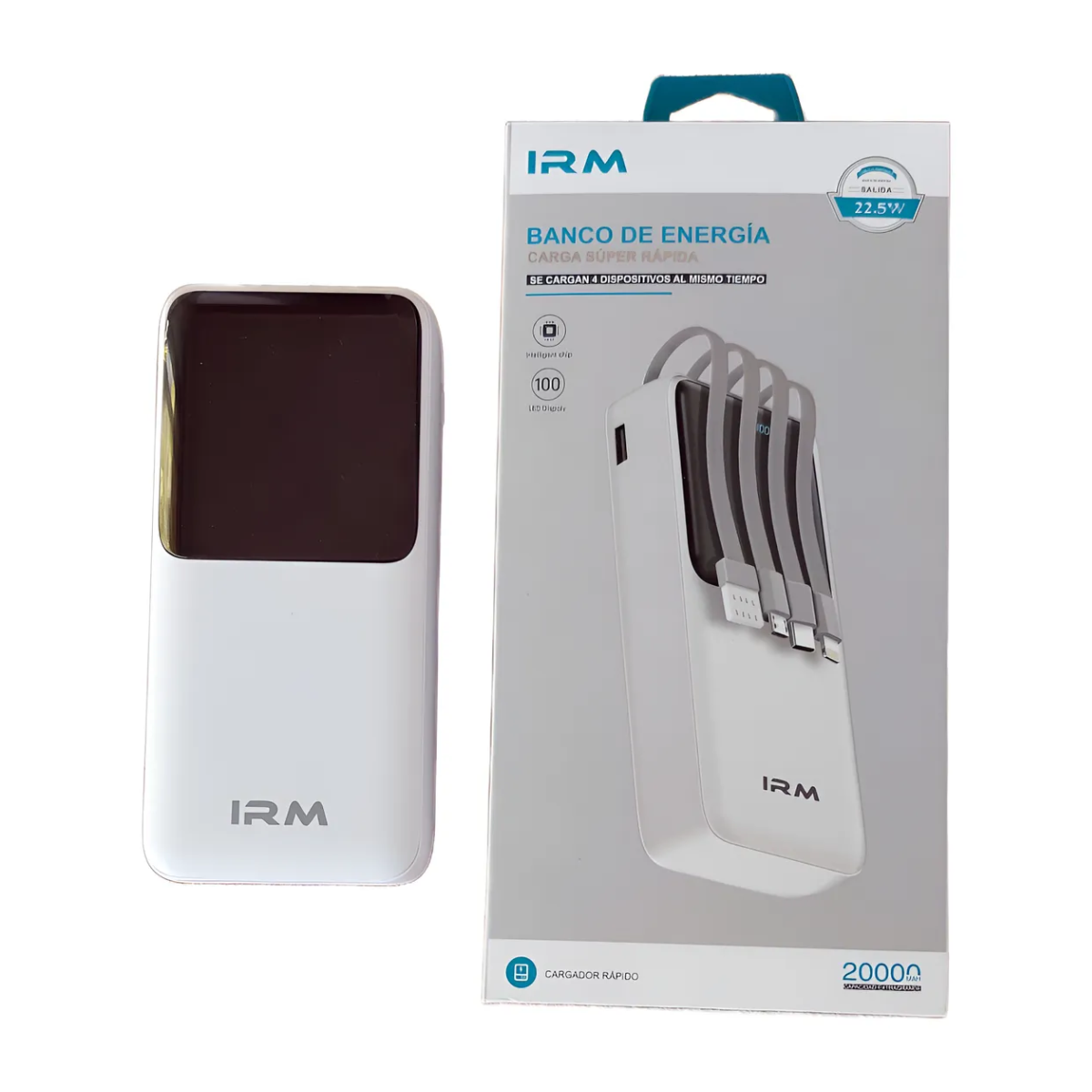 Cargador Powerbank 4 Cables Carga Súper Rápida 2000mah-4