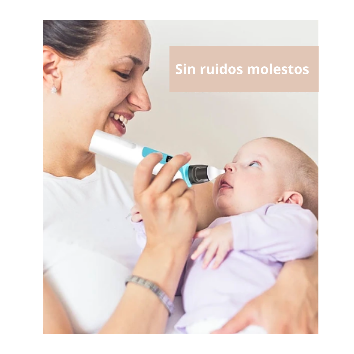 Aspiradora Succión Nasal Eléctrica Para Bebes Silenciosa-6