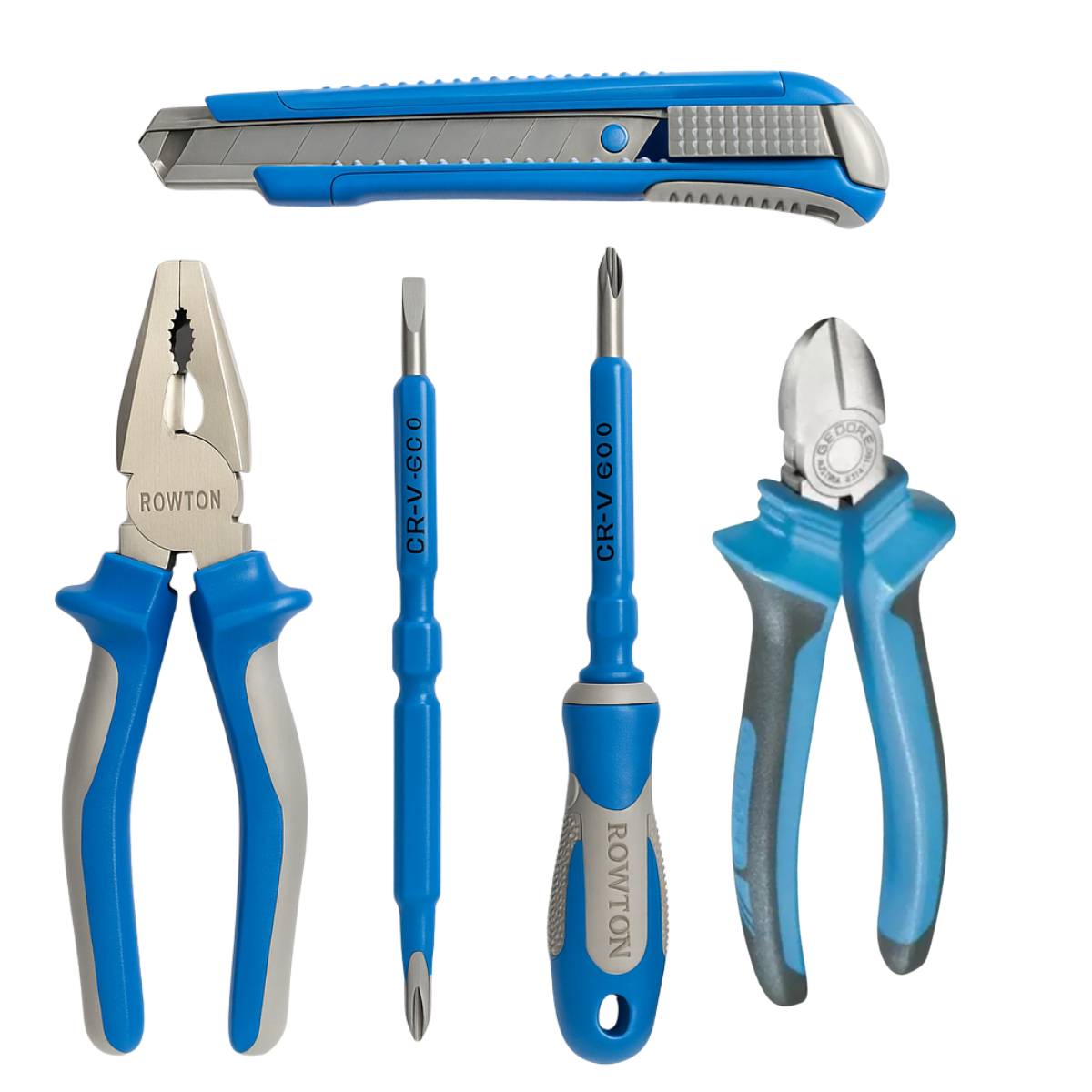 Set Herramientas Alicate Universal Destornillador Cartonero-5