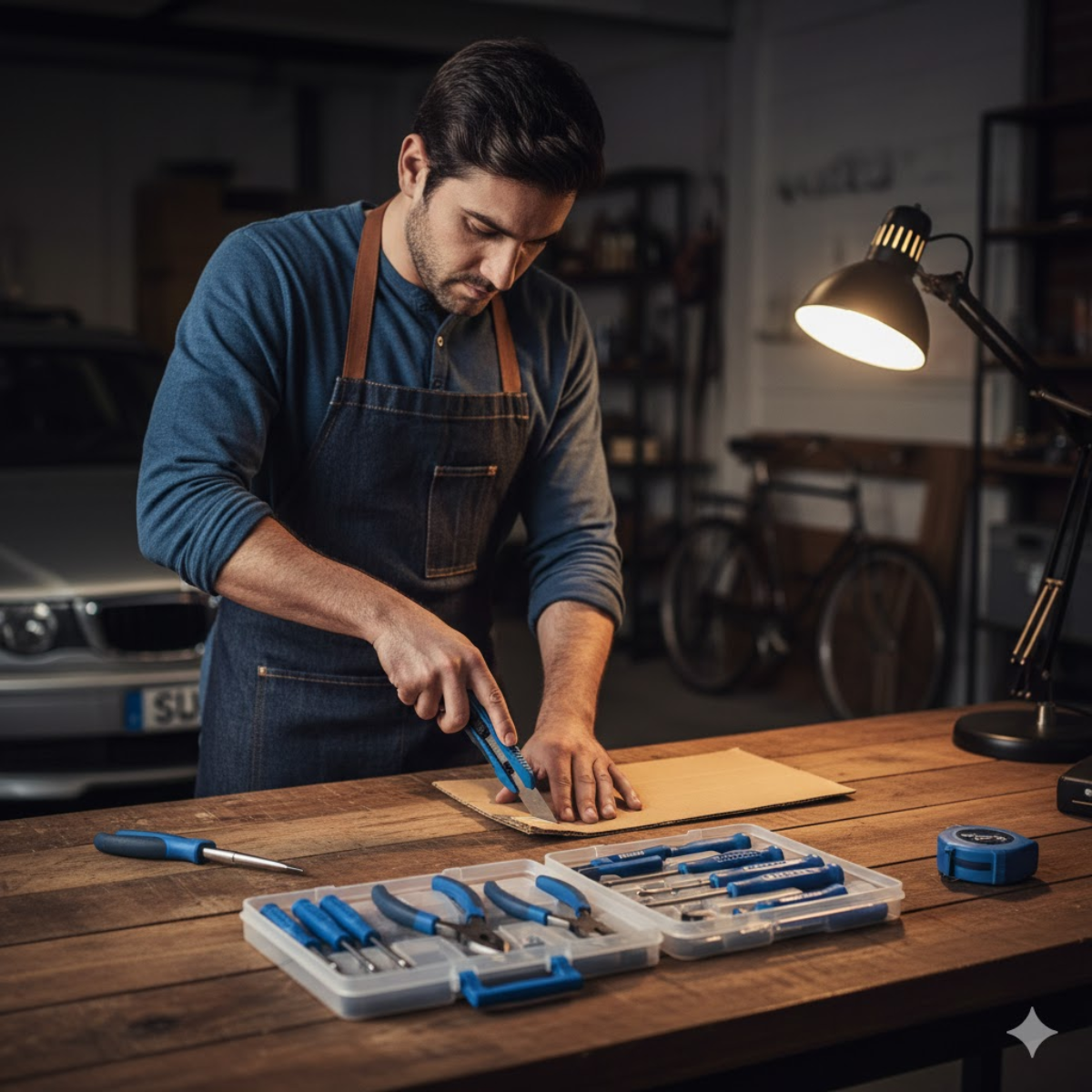 Set Herramientas Alicate Universal Destornillador Cartonero-6