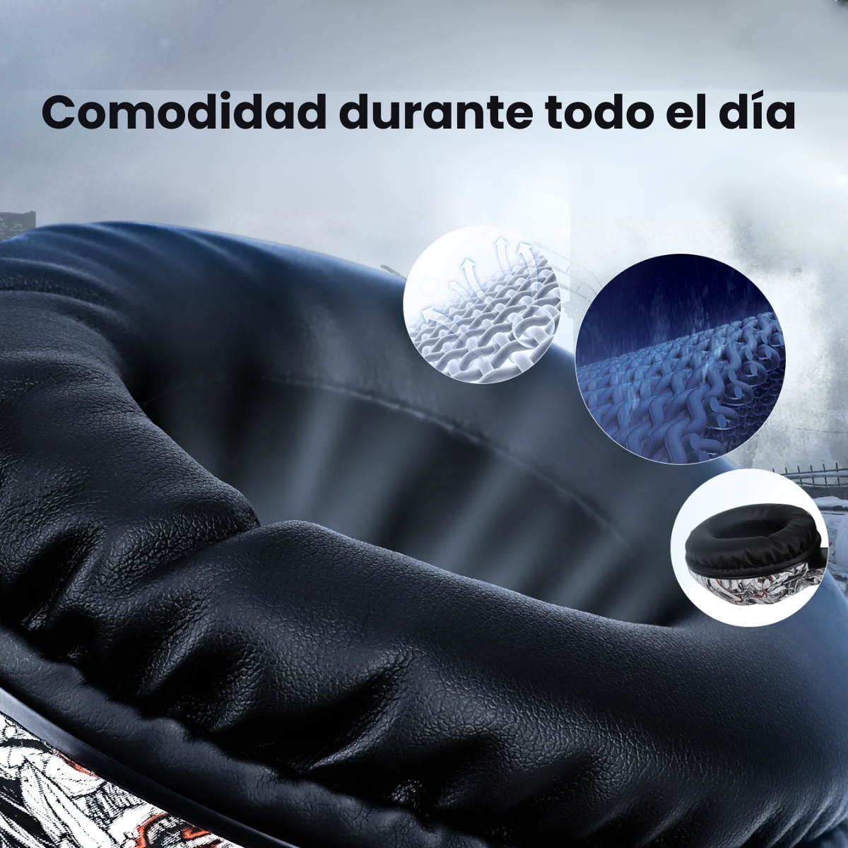 Audífonos De Cable Gamer Profesional Con Micrófono Negro-4