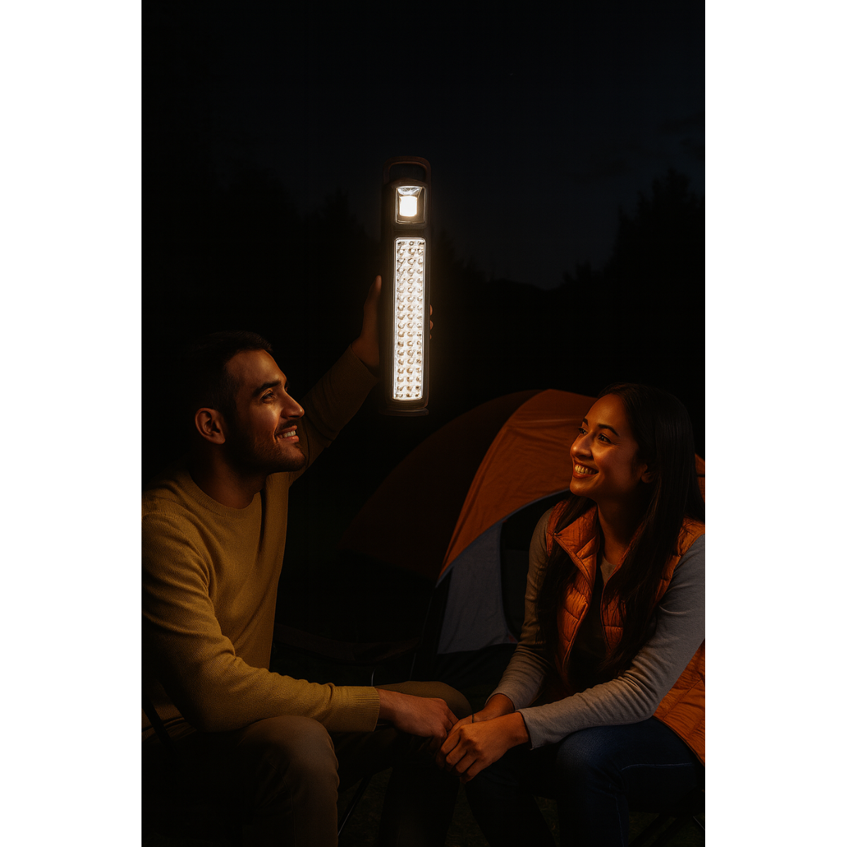 Lámpara Emergencia Camping Luz Led Usb-c Y Recarga Solar-2