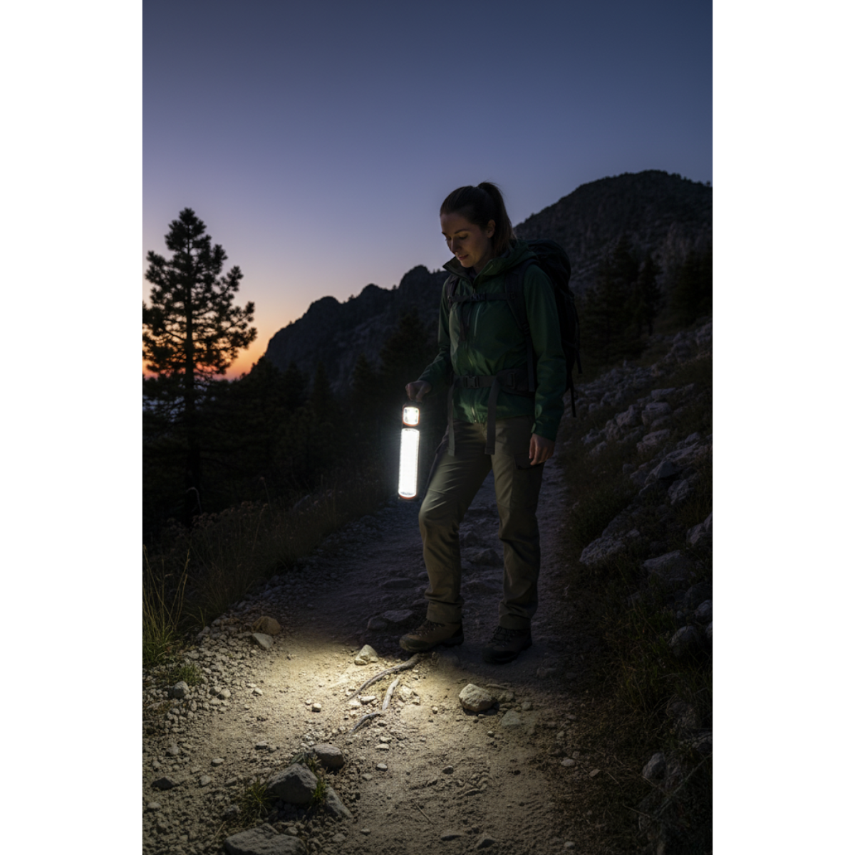 Lámpara Emergencia Camping Luz Led Usb-c Y Recarga Solar-3