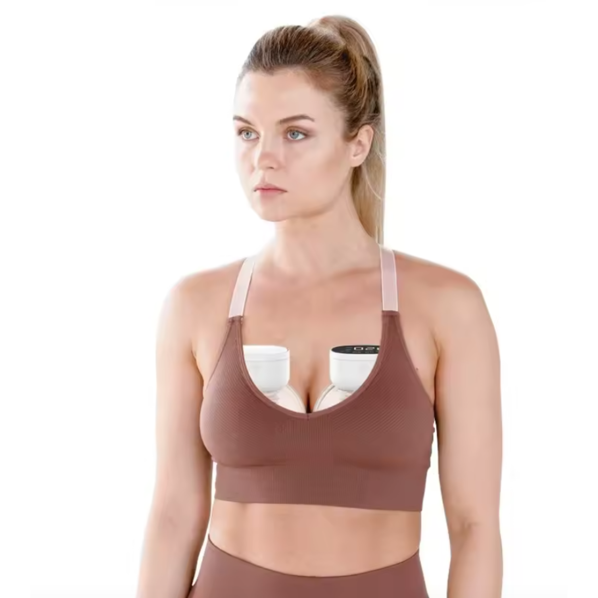 Extractor Leche Materna Inalámbrico Digital Portátil 2 Copas-2