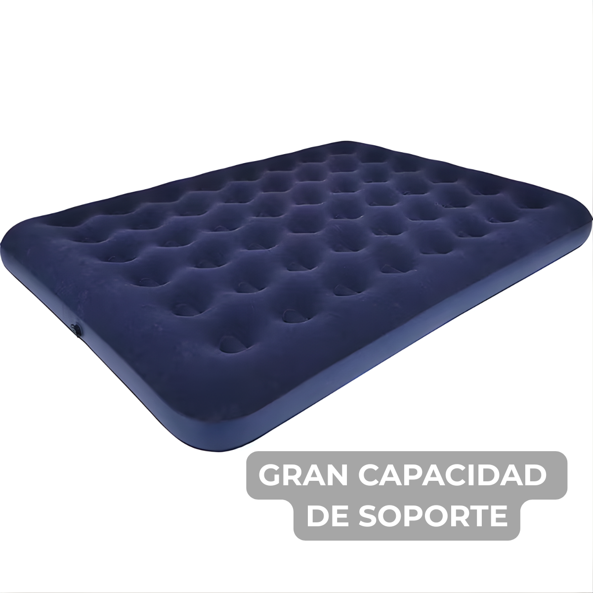 Colchon Inflable Matrimonial 2 Plazas 191x137x22cm Camping-2