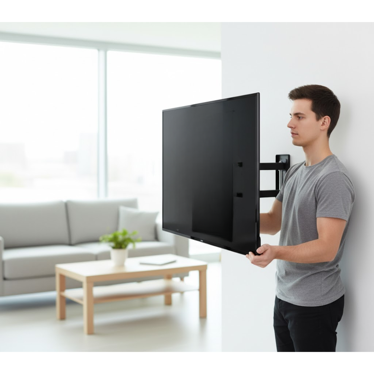 Base Soporte Pared Móvil Para Tv 17 A 50 Pulgadas-4