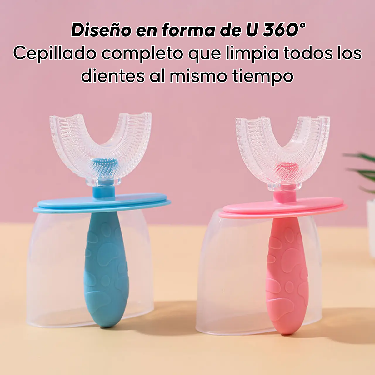 Cepillo De Dientes Silicona En Forma De U Para Bebes Ni os-4