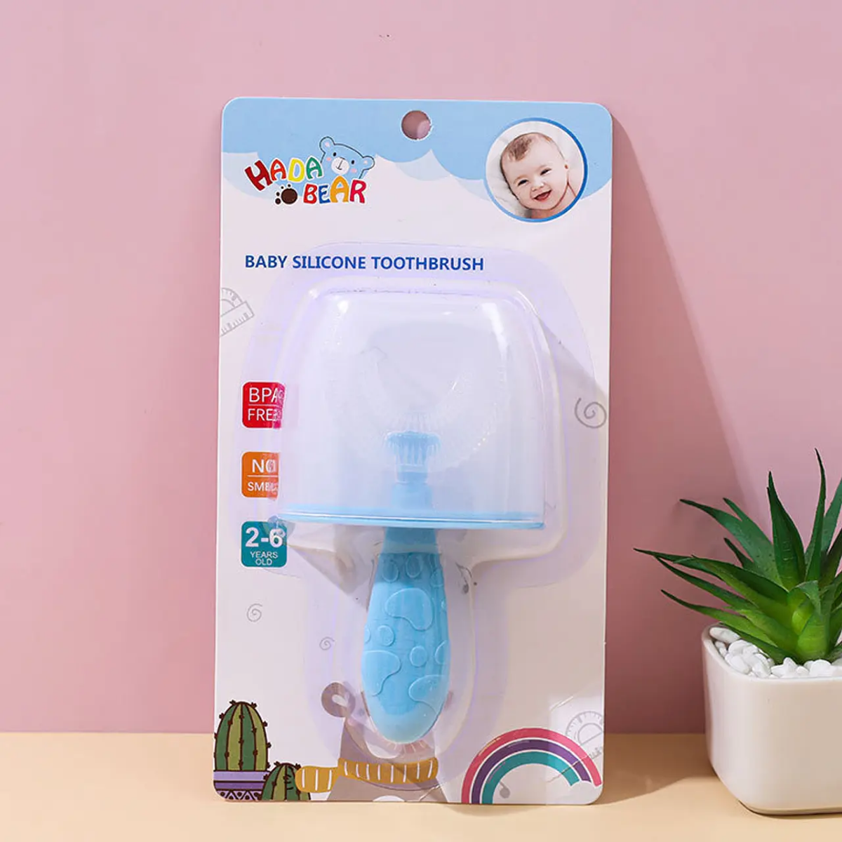 Cepillo De Dientes Silicona En Forma De U Para Bebes Ni os-7