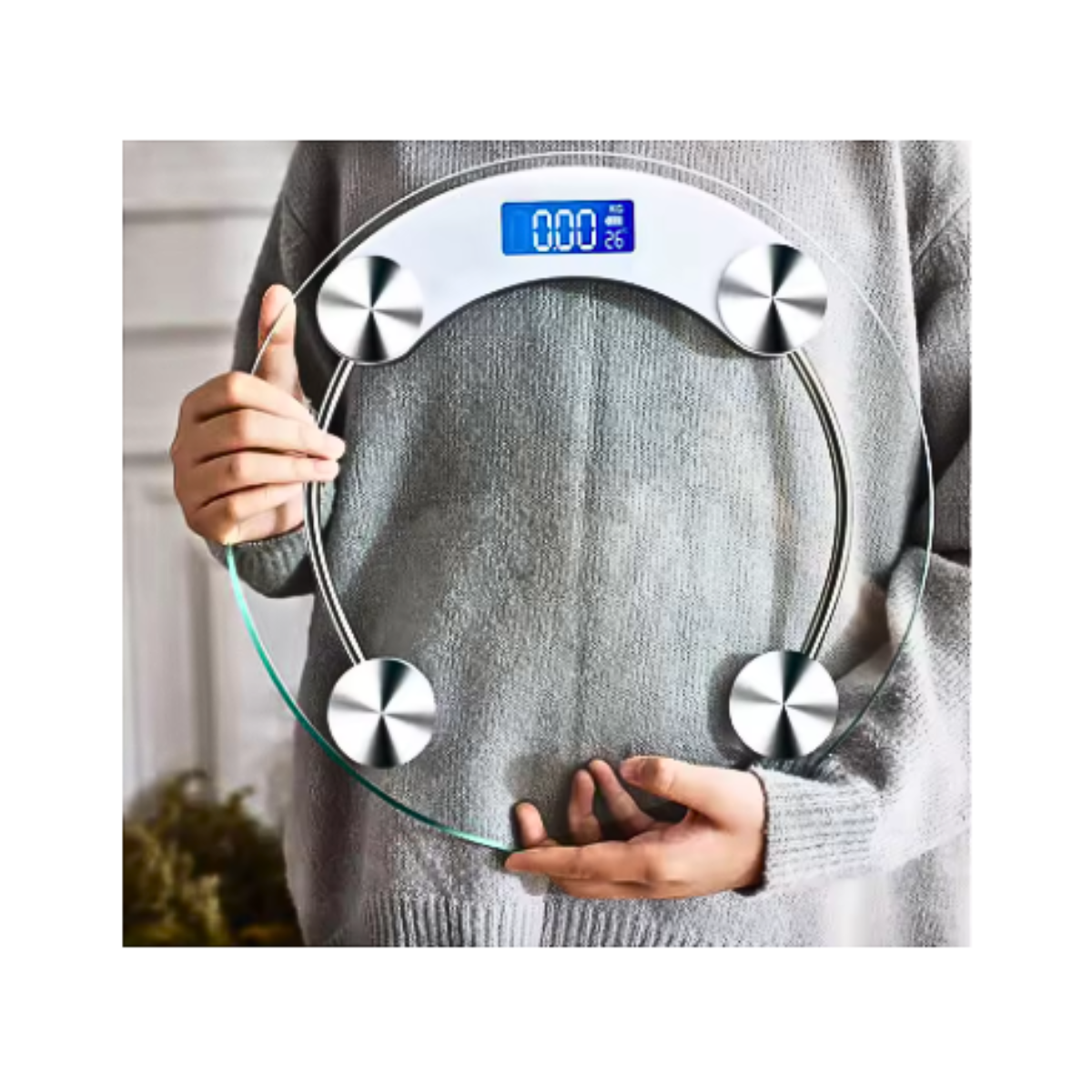 Balanza Pesa De Baño Digital Vidrio Templado 180 Kg-3