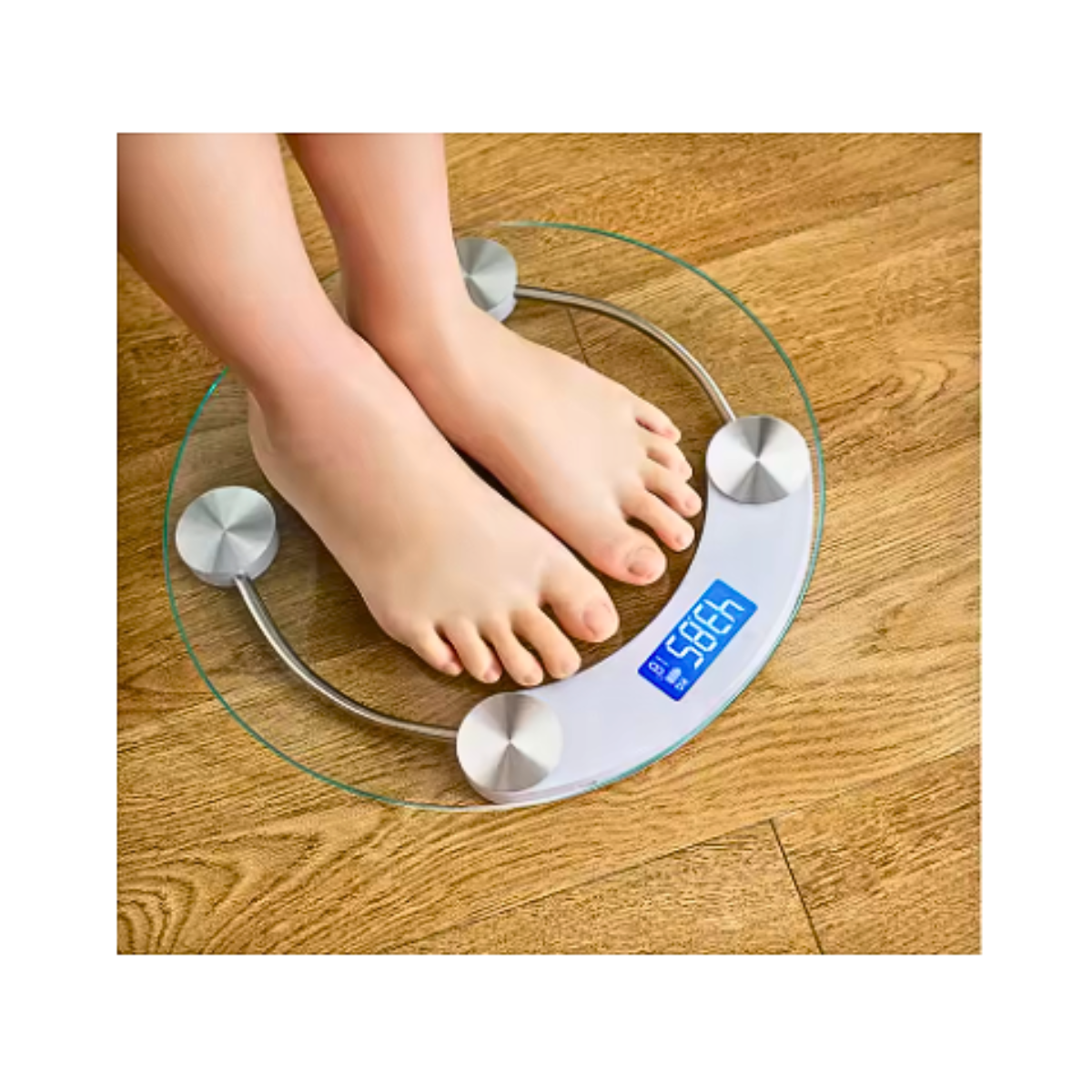 Balanza Pesa De Baño Digital Vidrio Templado 180 Kg-4