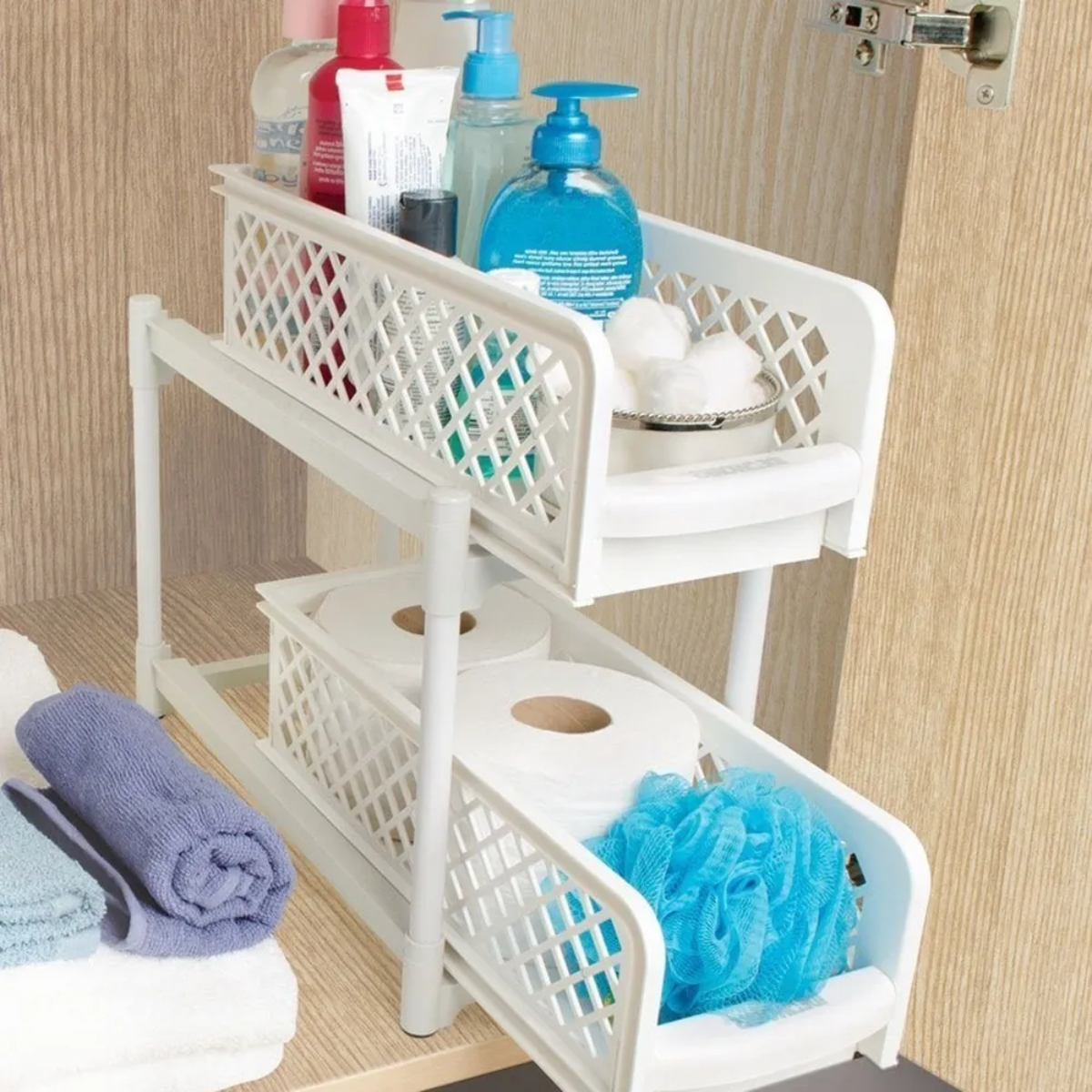 Organizador Estante Multiuso 2 Niveles Para Cocina Ba o-6