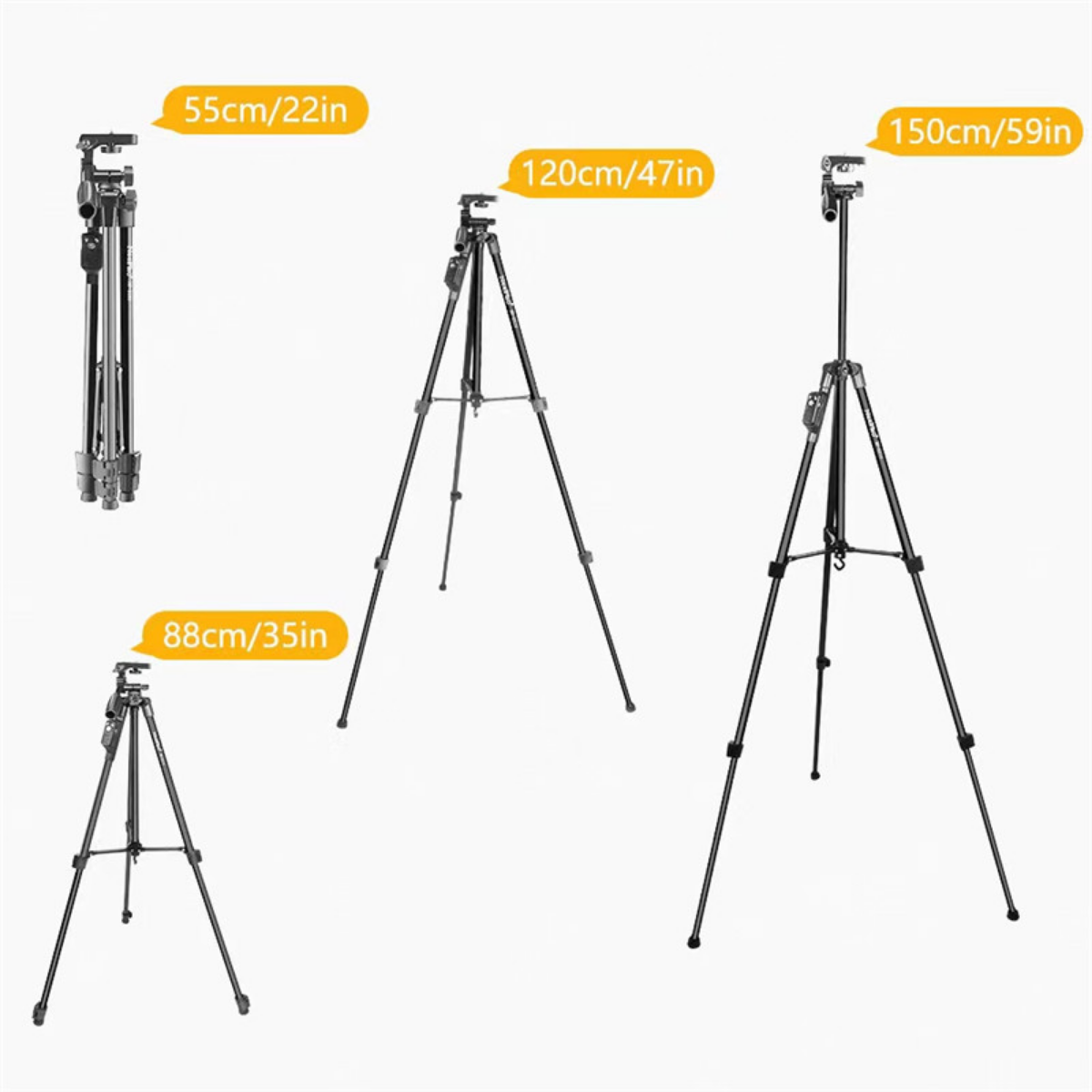 Tripode Profesional Extendible Ajustable Para Camara Celular-3