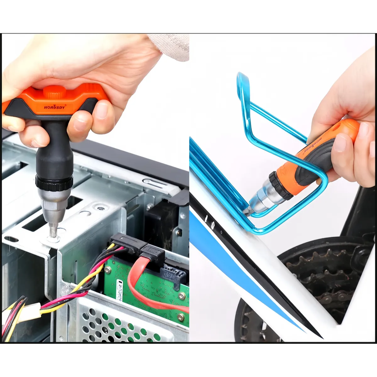 Set 16 Puntas Adaptadores Y Destornillador 1 4 1 2 3 8-6