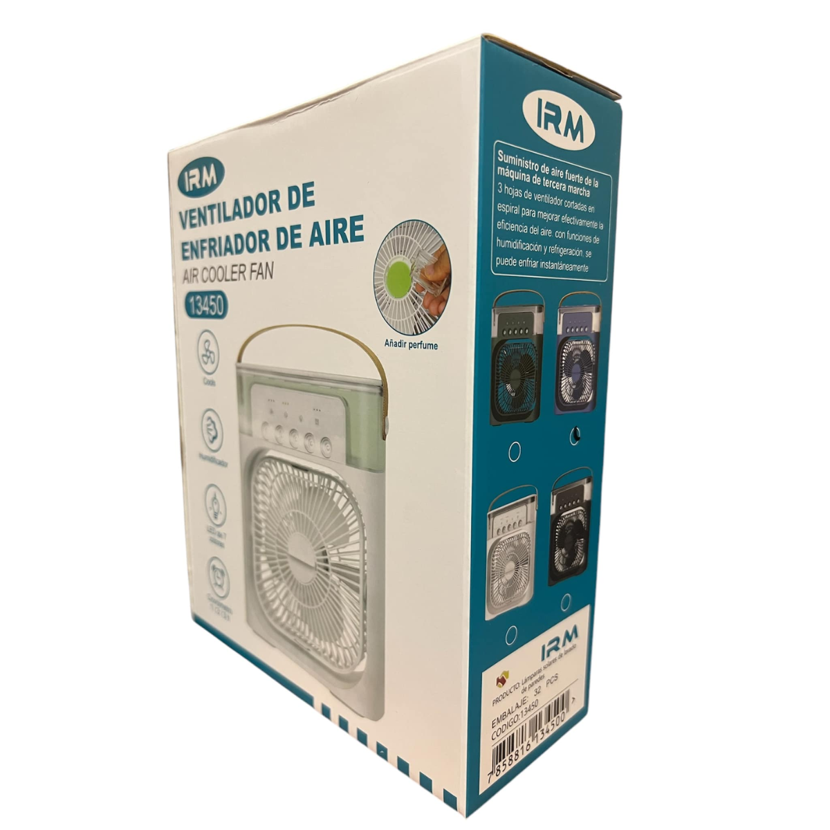 Ventilador De Escritorio Enfriador De Aire Humidificador-7