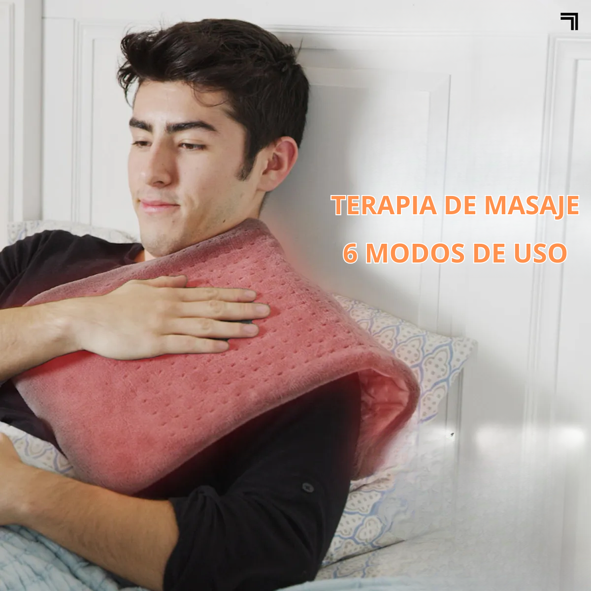 Masajeador Espalda Lumbar Vibrador Con Calor Relajante-3