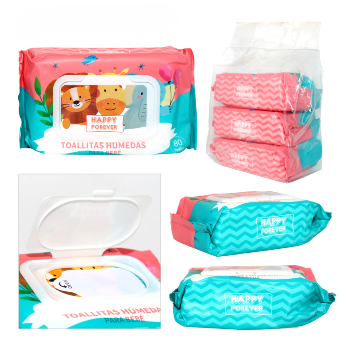 Pack 240 Toallas Toallitas Húmedas Para Bebé Niños-4
