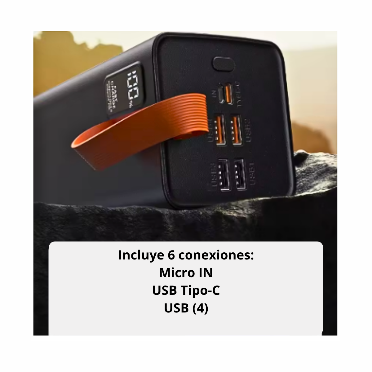 Cargador Carga Rápida Portátil Powerbank 22.5w 40000mah-4